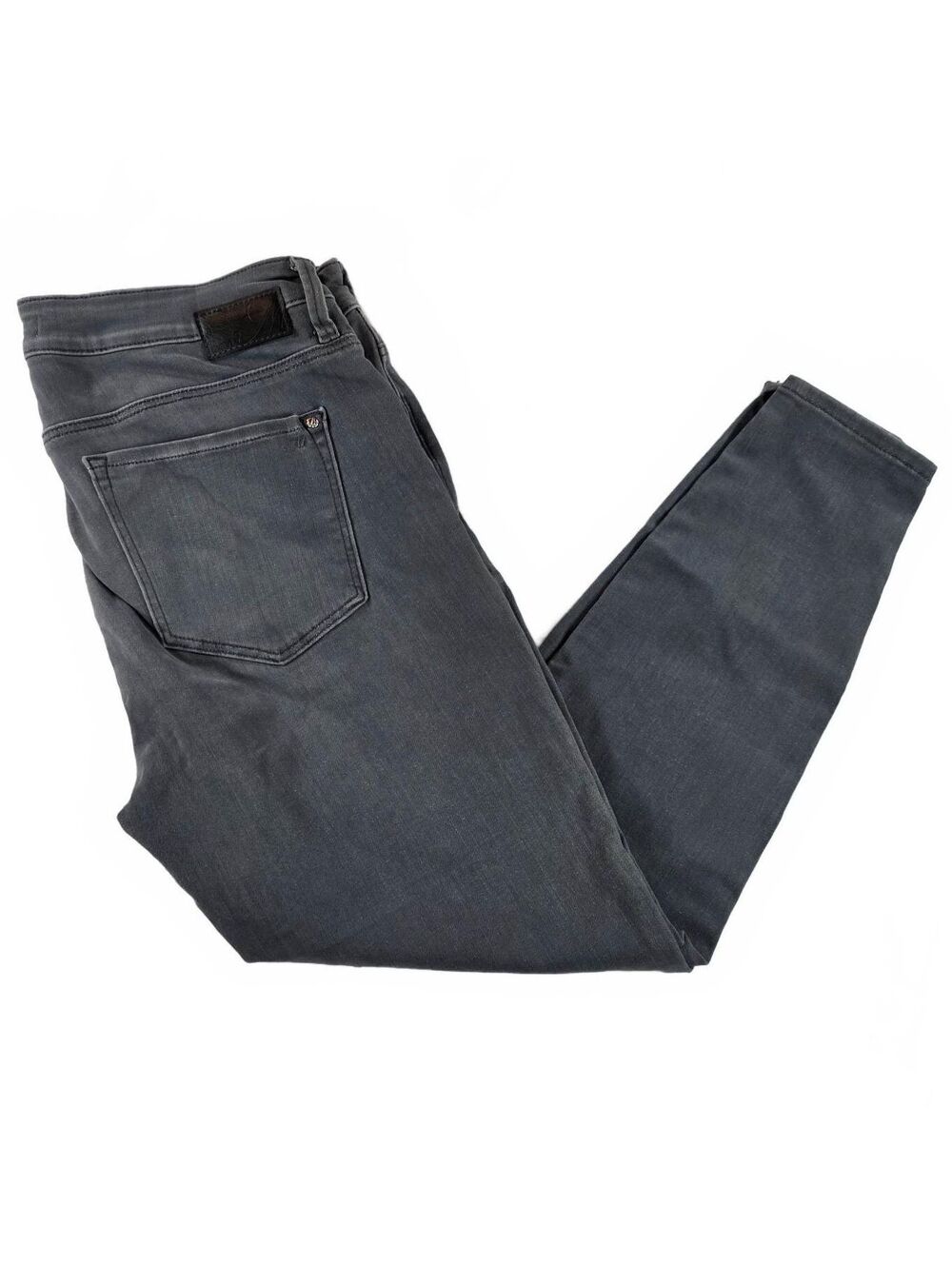 Mavi Tess High-Rise Skinny Jeans Women Size 33 x 27 Size 14 Gray Cotton Blend